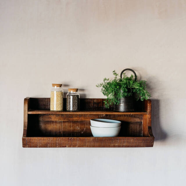 Graham and Green Recycled Wood Shelf 60cm - image 1