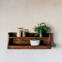 Graham and Green Recycled Wood Shelf 60cm - thumbnail 1