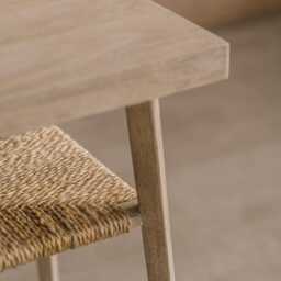 Graham and Green Lena Wooden Side Table with Shelf - thumbnail 5