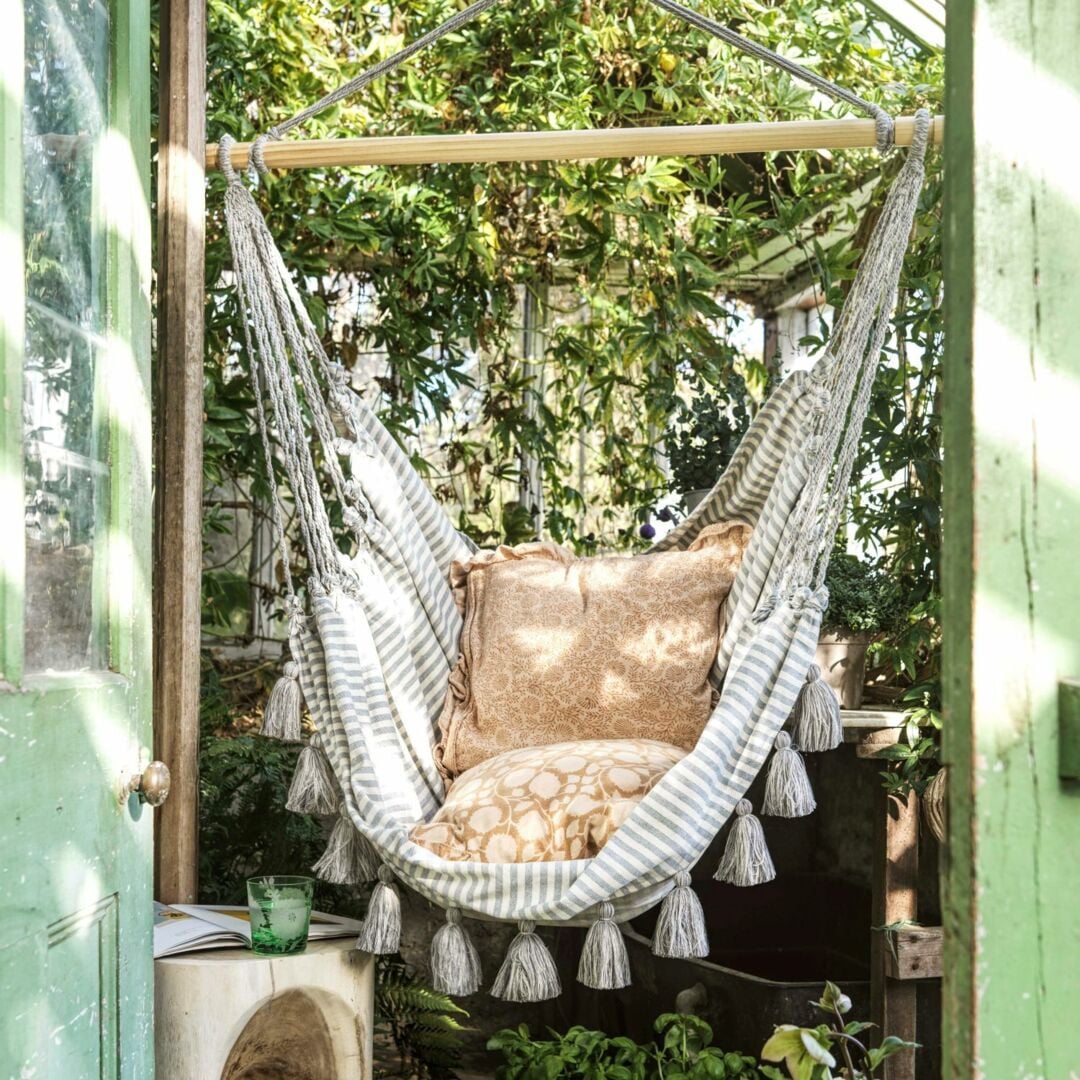 Graham and Green Montpellier Tassel Swing Chair by Graham Green