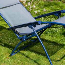 Graham and Green Indigo Blue Reclining Garden Chair - thumbnail 6