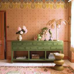 Graham and Green Leshan Nine Drawer Jade Sideboard - thumbnail 2