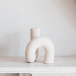 Graham and Green Pale Pink Twisted Candle Holder - thumbnail 5