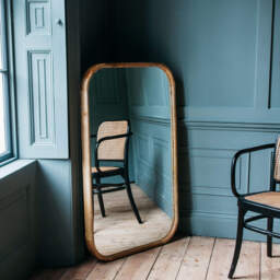 Graham and Green Walter Medium Natural Wood Mirror