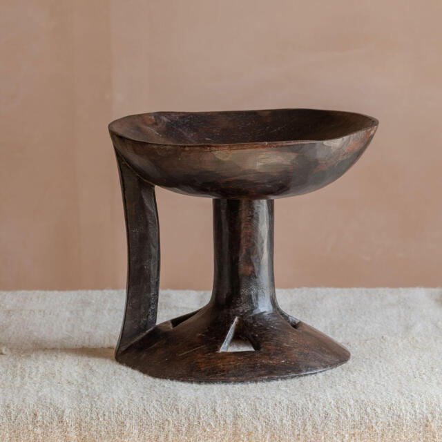 Graham and Green Vintage Tall Wooden Display Dish - image 1