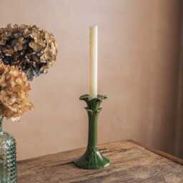 Graham and Green Ceramic Green Palm Tree Candle Holder - thumbnail 4