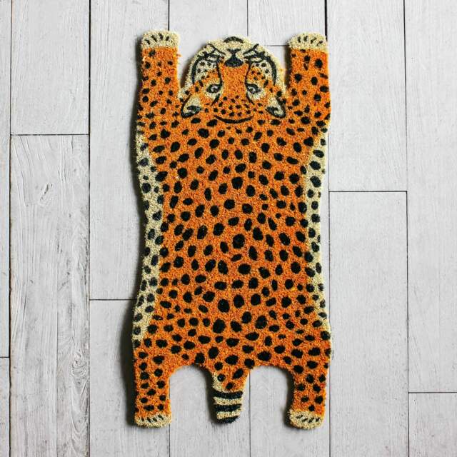 Graham and Green Cheetah Doormat 38 x 75cm - image 1