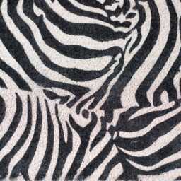 Graham and Green Zebra Print Doormat - thumbnail 2