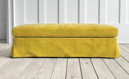 Jasmine L.Ottoman Vintage Velvet Mustard - thumbnail 1