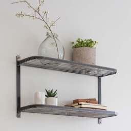 Graham and Green Farringdon Double Wall Shelf