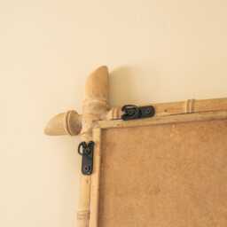 Graham and Green Wooden Bamboo Small Rectangular Mirror - thumbnail 3