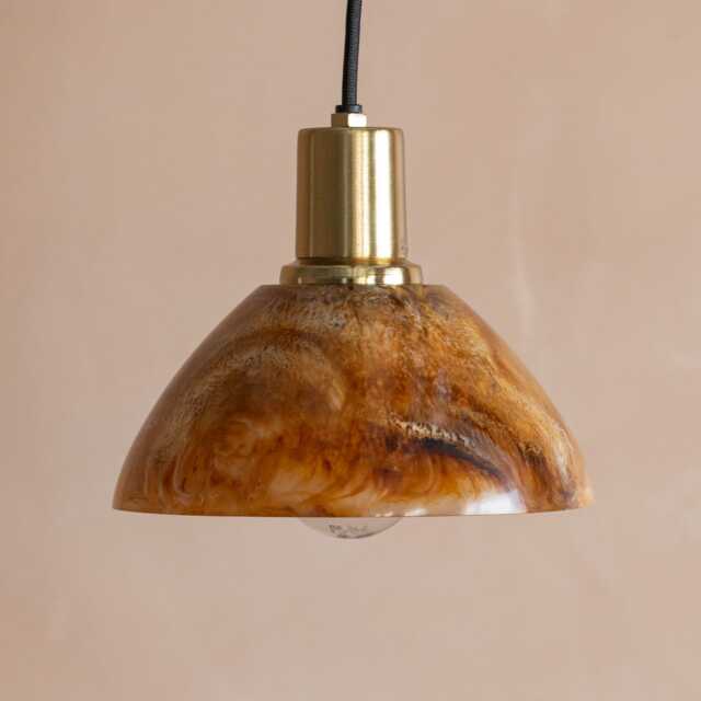 Graham and Green Tortoiseshell Ceiling Light - image 1