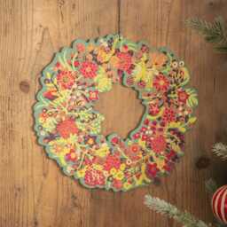 Graham and Green Christmas Foliage Wreath - thumbnail 1