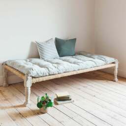 Graham and Green Sage Green Velvet Bed Roll
