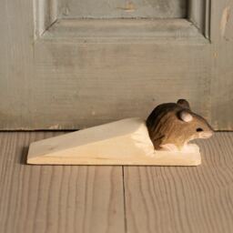 Graham and Green Wooden Forest Mouse Doorstop - thumbnail 2