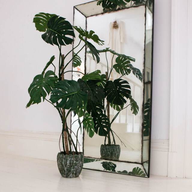 Graham and Green Large Faux Monstera Plant