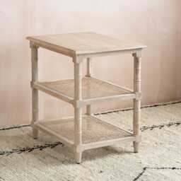 Graham and Green Bamboo Wooden Bedside Table - thumbnail 3