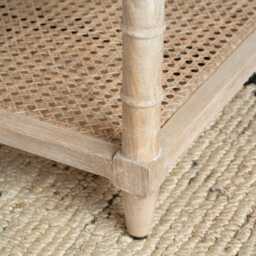 Graham and Green Bamboo Wooden Bedside Table - thumbnail 5