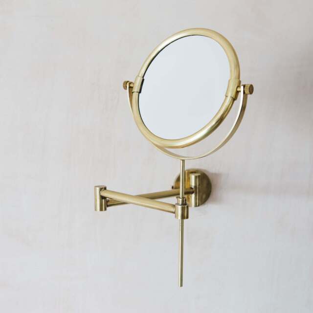 Graham and Green Ovin Antique Gold Extension Wall Mirror - image 1