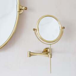 Graham and Green Ovin Antique Gold Extension Wall Mirror - thumbnail 3
