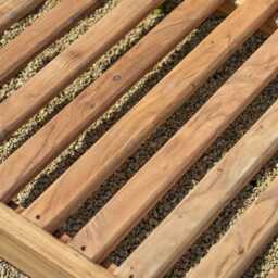 Graham and Green Greyson Teak Wood Three Seater Outdoor Sofa - thumbnail 4