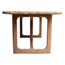 Graham and Green Noa Teak Wood Medium Rectangular Outdoor Dining Table - thumbnail 2