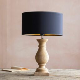 Graham and Green Parry Wooden Table Lamp - thumbnail 2