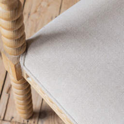 Graham and Green Bobbin Natural Linen and Ash Armchair - thumbnail 6