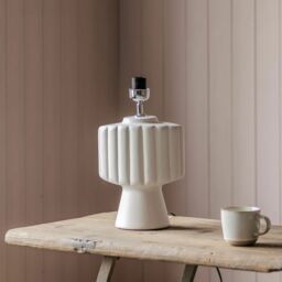 Graham and Green Harman White Table Lamp - thumbnail 3