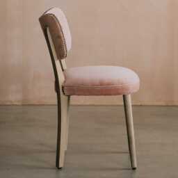 Graham and Green Rose Velvet Upholstered Dining Chair - thumbnail 4