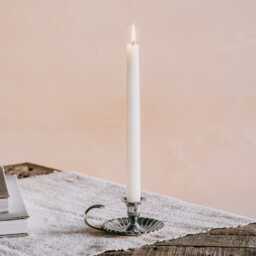 Graham and Green Bugia Antique Silver Candle Holder