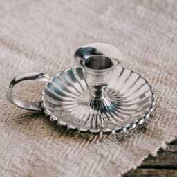 Graham and Green Bugia Antique Silver Candle Holder - thumbnail 2