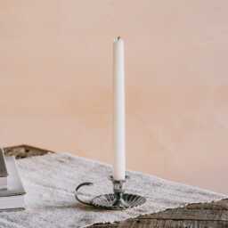 Graham and Green Bugia Antique Silver Candle Holder - thumbnail 3