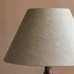 Graham and Green Natural Linen and Gold Empire Lamp Shade 12 inch - thumbnail 2