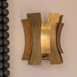 Graham and Green Alonso Gold Curve Wall Light - thumbnail 2