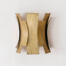Graham and Green Alonso Gold Curve Wall Light - thumbnail 3
