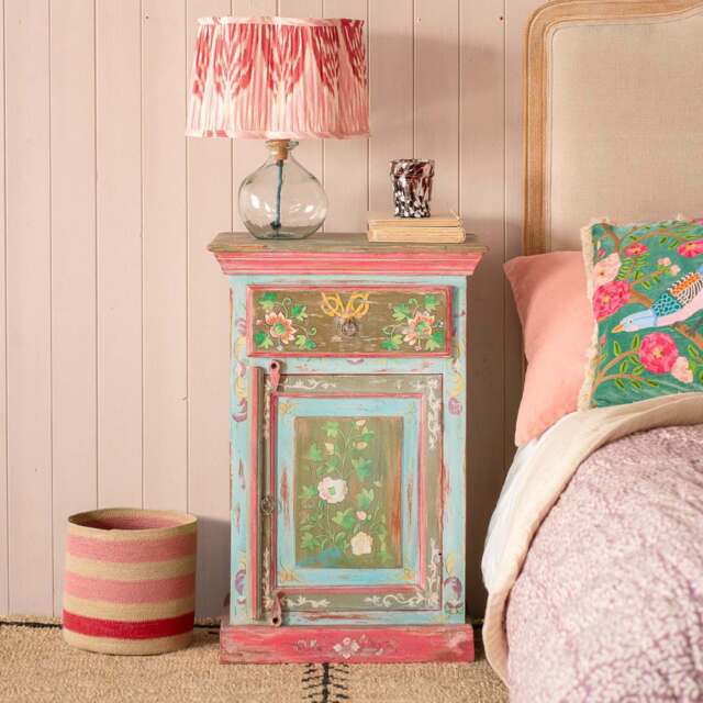 Graham and Green Tunxi Painted Bedside Table - image 1