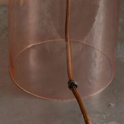 Graham and Green Clarence Glass Table Lamp Rose - Large - thumbnail 3