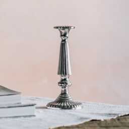 Graham and Green Lyon Antique Silver Candle Holder - thumbnail 2