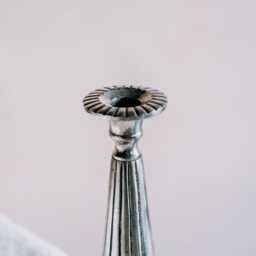 Graham and Green Lyon Antique Silver Candle Holder - thumbnail 3