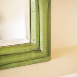 Graham and Green Green Bamboo Large Wall Mirror - thumbnail 3