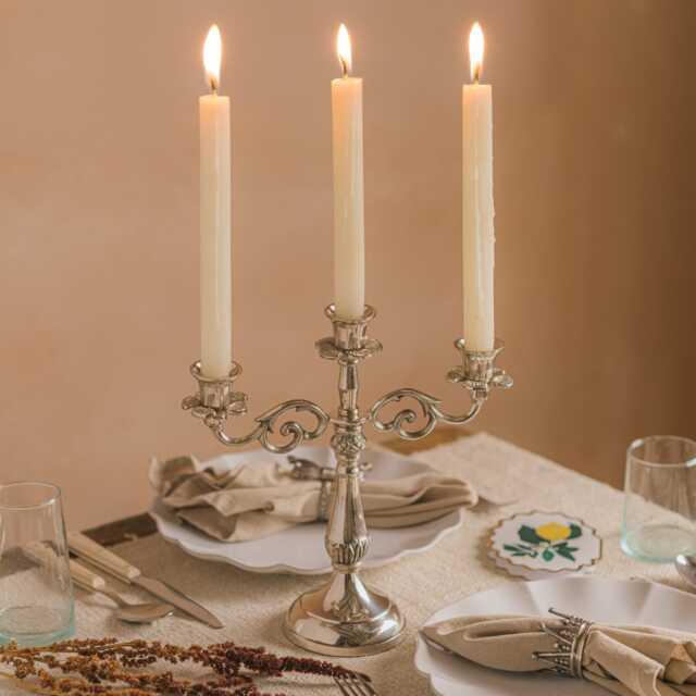 Graham and Green Rochelle Antique Silver Candelabra - image 1