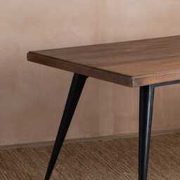 Graham and Green Vintage Two-Toned Wooden Dining Table - thumbnail 4