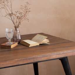 Graham and Green Vintage Two-Toned Wooden Dining Table - thumbnail 3