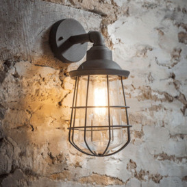 Graham and Green Finsbury Charcoal Wall Light