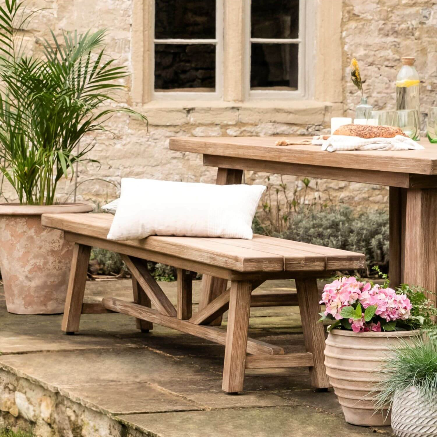 Graham and Green Chilford Outdoor Dining Bench - image 1
