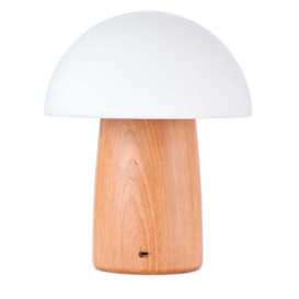 Graham and Green White Large Mushroom Table Lamp - thumbnail 1