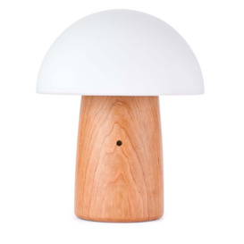 White Large Mushroom Table Lamp - thumbnail 2