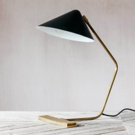 Graham and Green Wilder Black and Brass Table Lamp - thumbnail 1