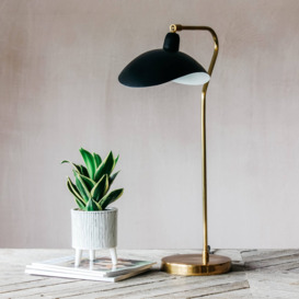Graham and Green Wallace Black Table Lamp